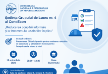 Ședința Grupului de Lucru 4 al Consiliului Economic pe lângă Prim-ministru